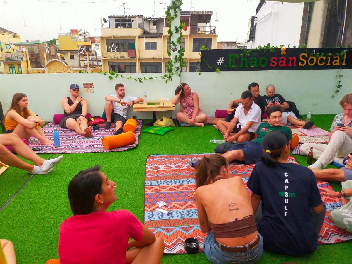 Khao San Social Capsule Hostel Μπανγκόκ Εξωτερικό φωτογραφία